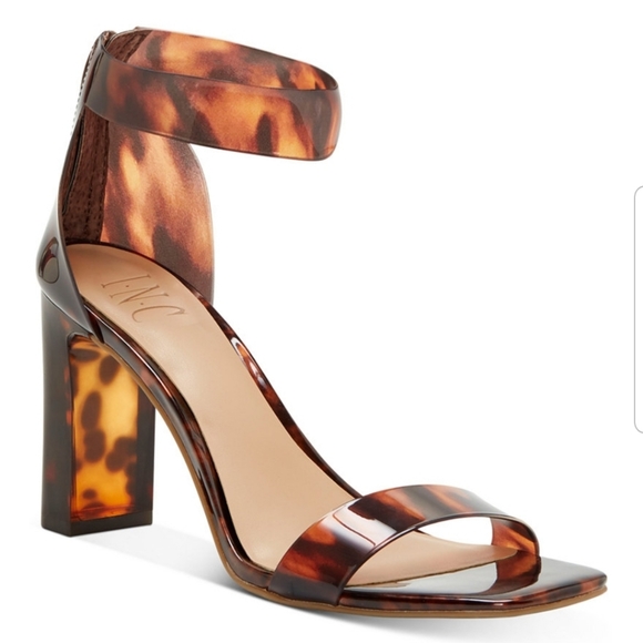 INC International Concepts Shoes - INC Makenna Two-Piece Clear Vinyl Dress Sandals
